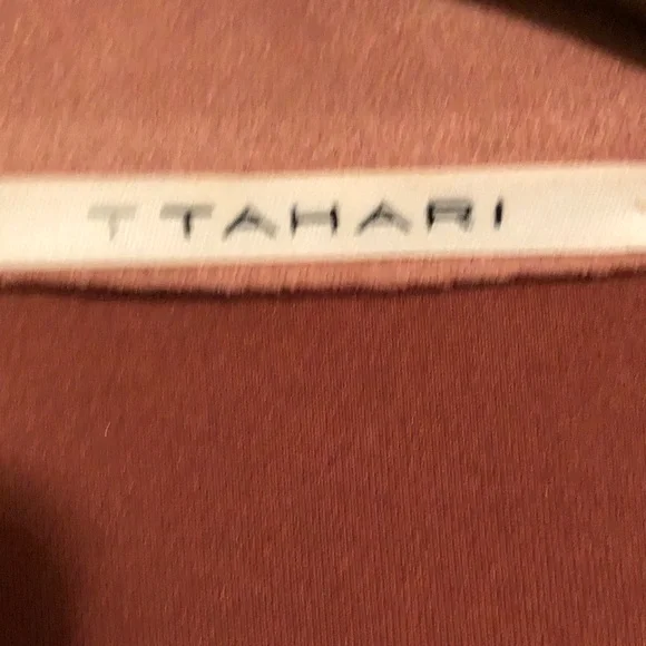 Tahari Dusty Rose Appliqué Open-Front Coat Size M - Picture 2 of 14